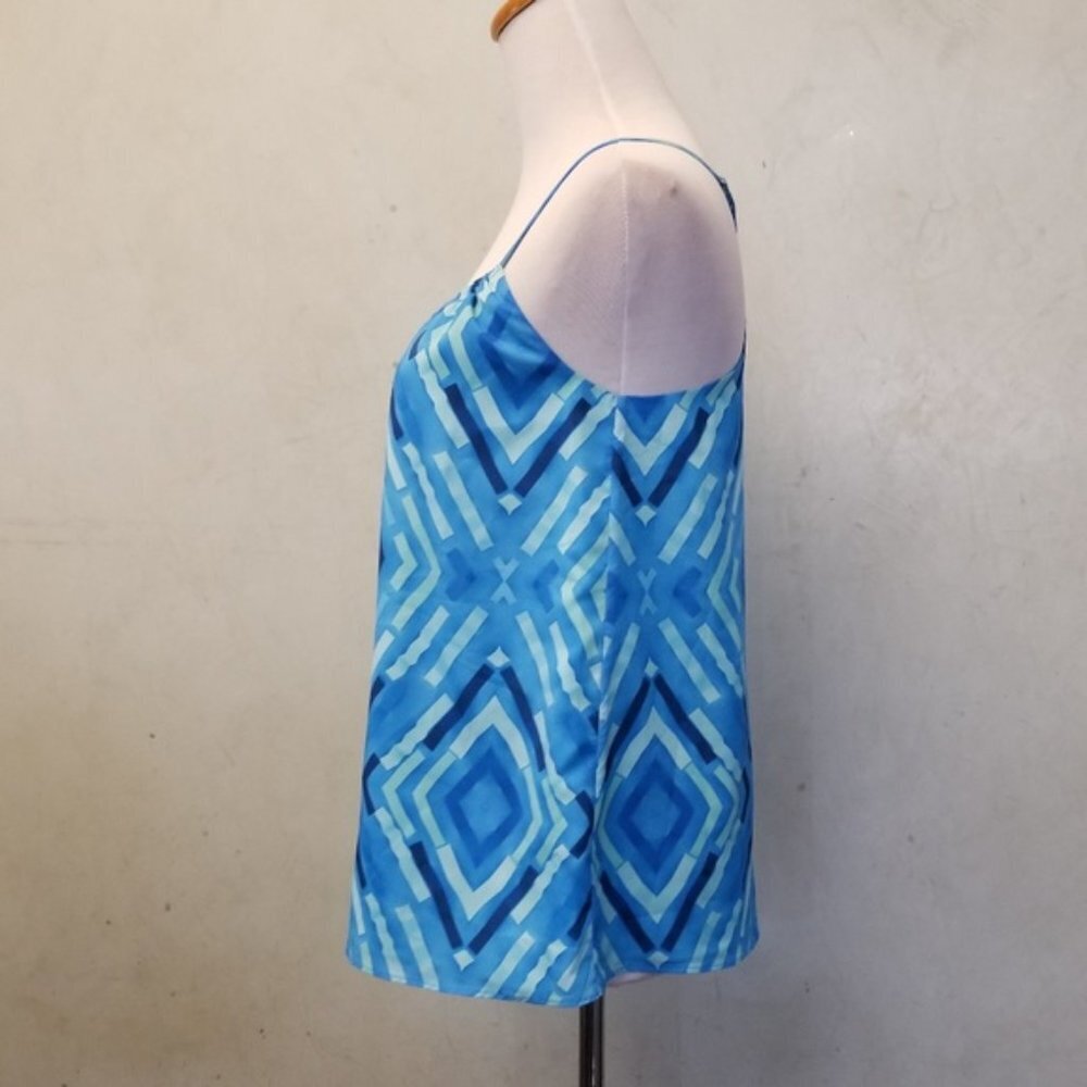 NWT Cuddy blue detailed tank top women's size XS(S21) - Picture 4 of 9